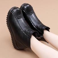 2026 Autumn/Winter Fleece-Lined Cotton Shoes for Middle-Aged & Elderly Women 39