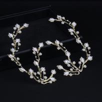 Enchanted Forest Fairy Bridal Headdress - Elegant Wedding & Banquet Hair Accessory