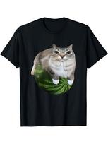 Tummy Ache Survivor Cat Meme Funny Saying Cats Animals Unisex T-Shirt XL