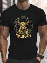 Taurus Print Pattern Classic Unisex's Short-Sleeved T-Shirt L