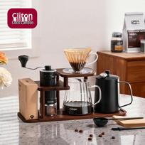 CLITON Hand-crank Coffee Grinder Set