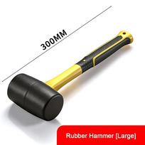 Flat/Pointed/Round Head Brick Trowel Thickened Body Bricklaying Tool  Wall Plastering Rubber Mallet