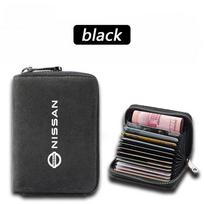 Car Card Holder Coral Fleece Wallets Money Clip Sticker For Nissan murano Navara Qashqai x-trail Patrol NV200 note Accessories
