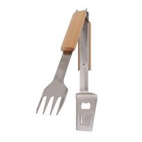 Heavy Duty BBQ Tongs Thickened Grill Clamp Cookout Tool Steak Tongs  Outdoor BBQ