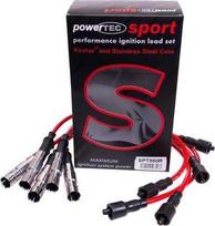 Powertec uždegimo laidai AUDI 80 100 A6 A8 VW PASSAT 2.4 2.6 2.8L 90-00 Raudona