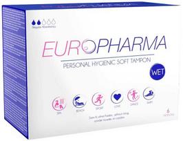 Europharma Action Tampons Polyvinyl Foam Cordless 6-Pack