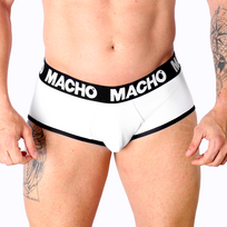 Macho Underwear Macho MS30BL Classic Briefs Baltas L Breathable Lycra Comfort Fit