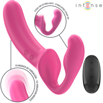 Intense Fun Rožinė INTENSE AMY Dual Action Vibrating Device 20 cm Rožinė with Remote Control