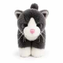 Smily Play Pliušinis žaislas - pilka katė, 15 cm