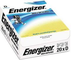 Staples Baterijos D / R20 20 vnt.