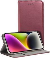 Dėklas su klapką na Xiaomi Redmi NOTE 15 PRO PLUS 5G Smart Magneto bordo spalvos