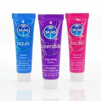 Skins Vital Lubricant Sample Tubes Set 3x12ml - Vanduo & Silicone Based