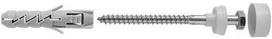 Klozeto tvirtinimo komplektas, 10 x 50/M6 x 80 mm, 2 vnt.
