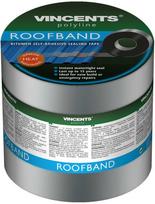 Vincents Polyline Polimerinė bitumininė sandarinimo juosta ROOFBAND, 10 cm x 10 m, pilkos sp.