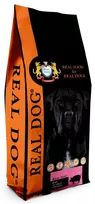 Real Dog Puppy-Junior All Breeds su kiauliena ir ryžiais 20kg