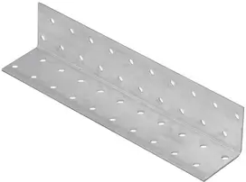DMX Montavimo kampas, 40x40x200x2,0mm, sustiprintas, cinkuotas