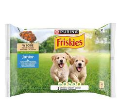 Konservai jauniems šuniukams Friskies, 4x85 gr.