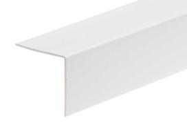 Cezar PVC kampinis profiliuotis W-PC-K5050-101-275, baltos sp., 2750 x 50 x 50 mm