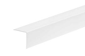 Cezar PVC kampinis profiliuotis W-PC-K2020-101-275, baltos sp., 2750 x 20 x 20 mm