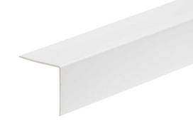 Cezar PVC kampinis profiliuotis W-PC-K3030-101-275, baltos sp., 2750 x 30 x 30 mm