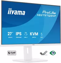 Monitorius iiyama ProLite XB2797QSNP-W1 – 75Hz | QHD | IPS | 27" | USB-C PD 96W | KVM | LAN