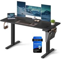 Songmics Elektrinis reguliuojamo aukščio rašomasis stalas 60 x 140 x (72–120) cm