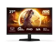 Monitorius AOC MT VA LCD WLED 27" C27G42ZE - Fast VA panel, 1920x1080, 260Hz, 1ms, HDMI, DP, Zakřivený