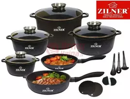 Akmens masės 17 dalių puodų rinkinys ZL-8636