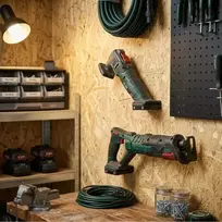 Garageprintslt Parkside X 20 V Team Įrankių sieninis laikiklis | Garažo ar dirbtuvės organizavimas | Slaptas laikiklis