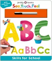 KNYGA Books Priddy Skills for School: ABC (See, Touch, Feel): With wipe-clean pen!
