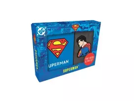 KNYGA Insight Editions DC Comics: Superman Tiny Book and Pin Set