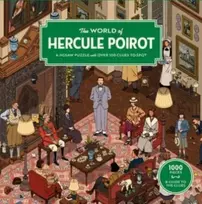 KNYGA Ltd, Agatha Christie World of Hercule Poirot: A 1000-piece jigsaw puzzle with over 100 clues to spot: The perfect family gift for fans of Agatha Christie