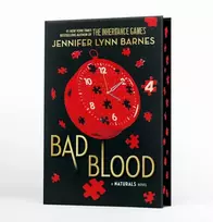 KNYGA Barnes Jennifer Lynn NATURALS Novel: Bad Blood, Book 4: cold cases get hot in the unputdownable mystery series from the bestselling author of The Inheritance Games