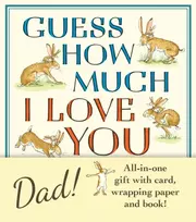 KNYGA Mcbratney Sam Guess How Much I Love You, Dad!: Father’s Day Gift Edition: The perfect present for Father's Day, with classic book, card and gift wrap all in one elegant and handy package!