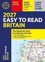 KNYGA Philips Maps Philip's 2027 Easy to Read Road Atlas of Britain (A4 Paperback): The detail you need at a size you can read