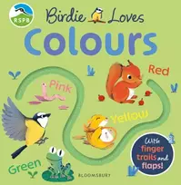 KNYGA RSPB Birdie Loves Colours: With finger trails and lift-the-flap surprises!