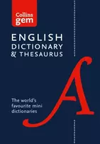KNYGA Collins Dictionaries English Gem Dictionary and Thesaurus: The World's Favourite Mini English Dictionary and Thesaurus