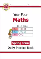 KNYGA Cgp Books KS2 Maths Year 4 Daily Practice Book: Spring Term