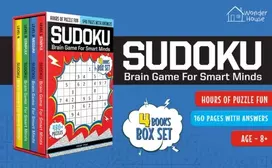 KNYGA Wonder House Books Sudoku - Brain Games for Smart Minds: Boxset of 4 books