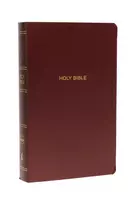 KNYGA Nelson Thomas NKJV, Gift and Award Bible, Leather-Look, Burgundy, Raudona Letter, Comfort Print: Holy Bible, New King James Version
