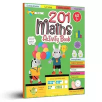 KNYGA Wonder House Books 201 Maths Activity Book: Fun Activities and Math Exercises for Children Knowing Numbers, Addition-Subtraction, Fractions, Bodmas