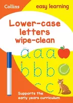 KNYGA Collins Easy Learning Lower Case Letters Age 3-5 Wipe Clean Activity Book: Ideal for Home Learning