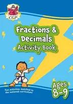 KNYGA Cgp Books Fractions & Decimals Maths Activity Book for Ages 8-9 (Year 4)