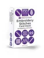 KNYGA The Royal School of Needlework RSN Stitch Bank: The Embroidery Stitches Card Deck: 50 Essential Stitches