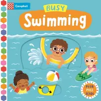 KNYGA Books, Campbell Busy Swimming: A Push, Pull, Slide Book