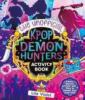 KNYGA Violet Lila Unofficial K-Pop Demon Hunters Activity Book