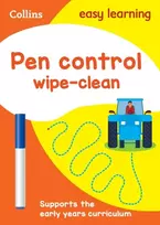 KNYGA Collins Easy Learning Pen Control Age 3-5 Wipe Clean Activity Book: Ideal for Home Learning