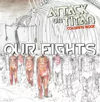 KNYGA Isayama Hajime Attack on Titan Coloring Book 2: Our Fights