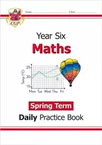 KNYGA Cgp Books KS2 Maths Year 6 Daily Practice Book: Spring Term