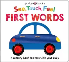 KNYGA Books Priddy See, Touch, Feel: First Words: A sensory book to share with your baby